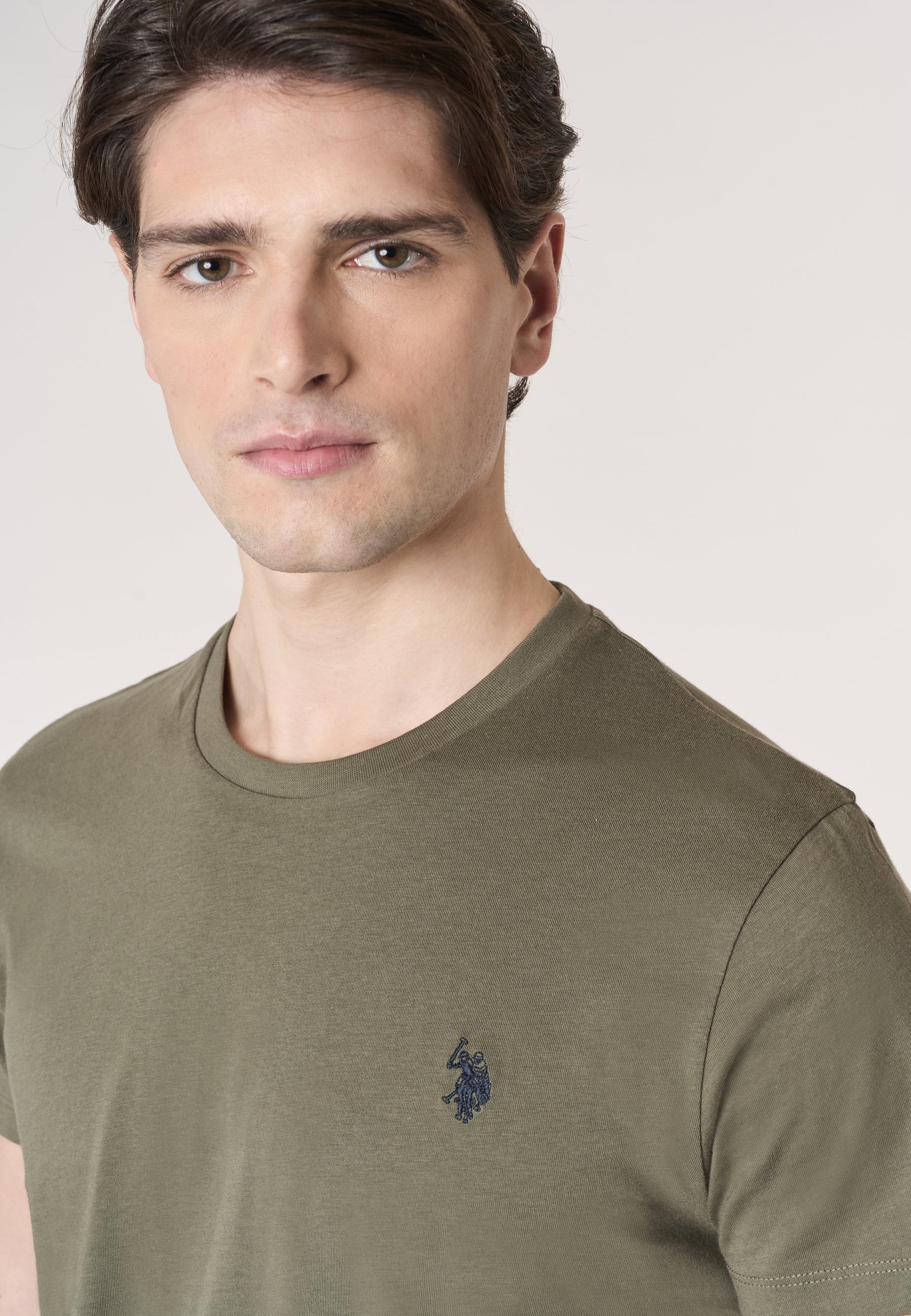 T-shirt girocollo in cotone