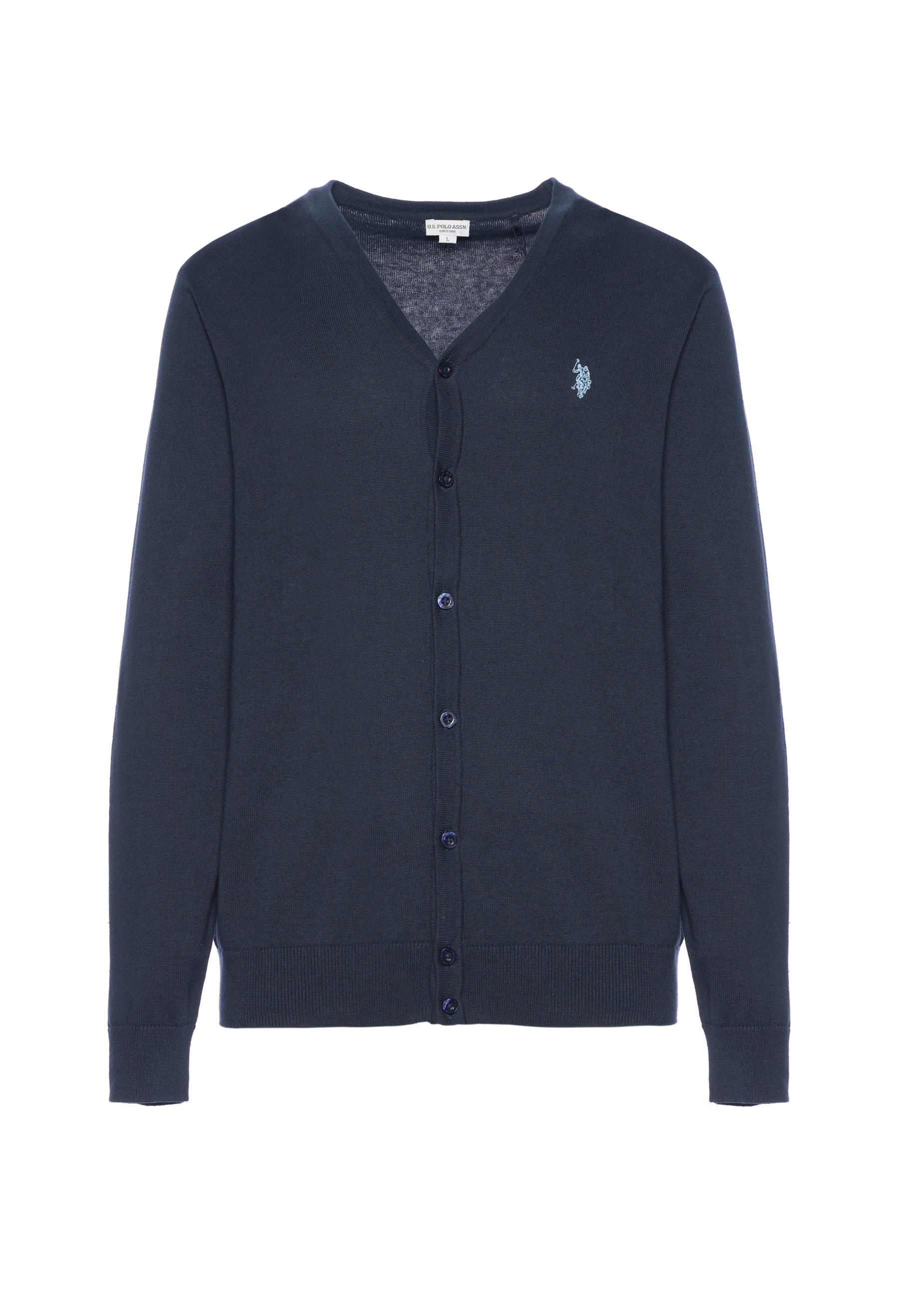 Cardigan da uomo in cotone con logo