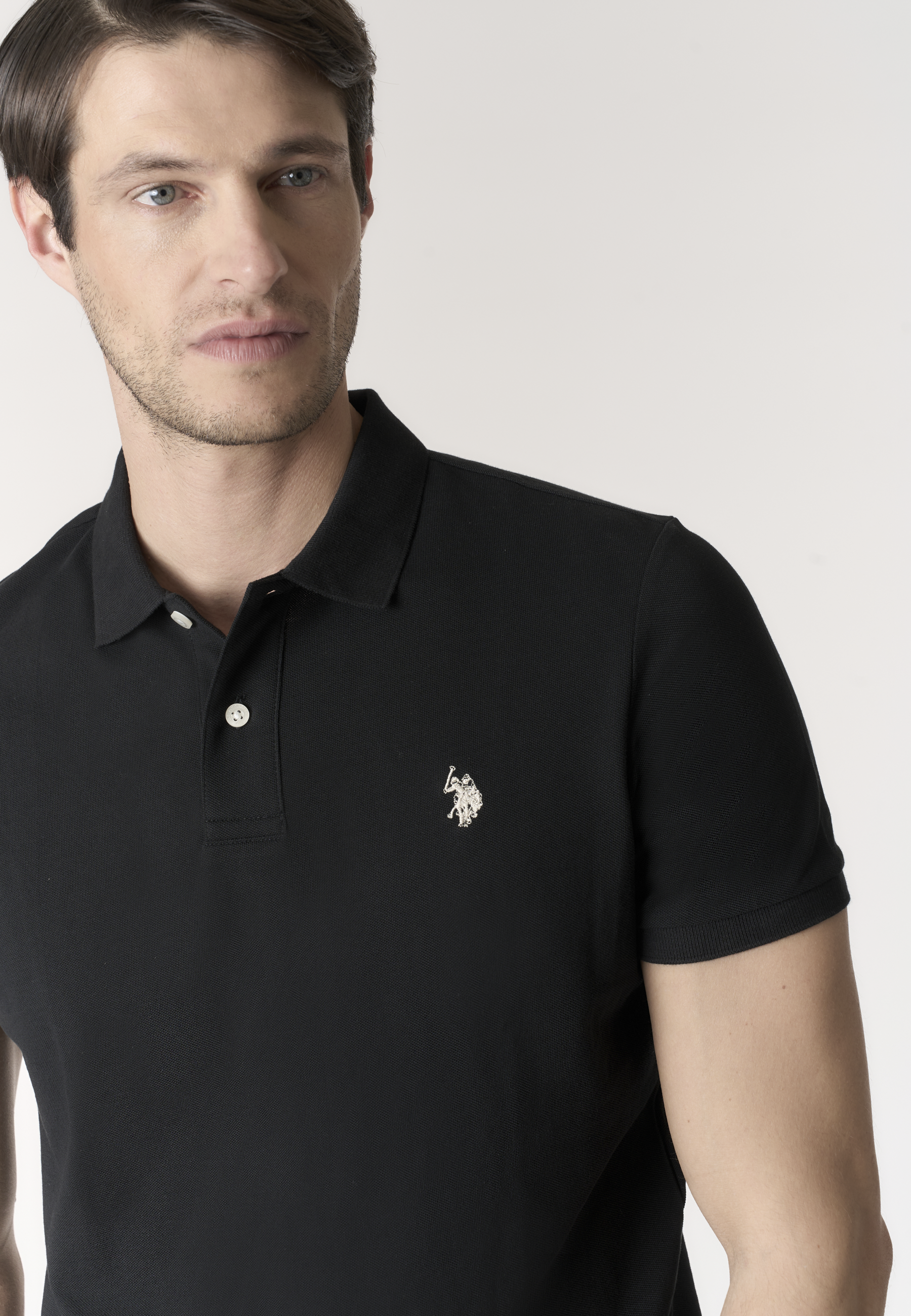 Polo shirt a maniche corte da uomo con logo