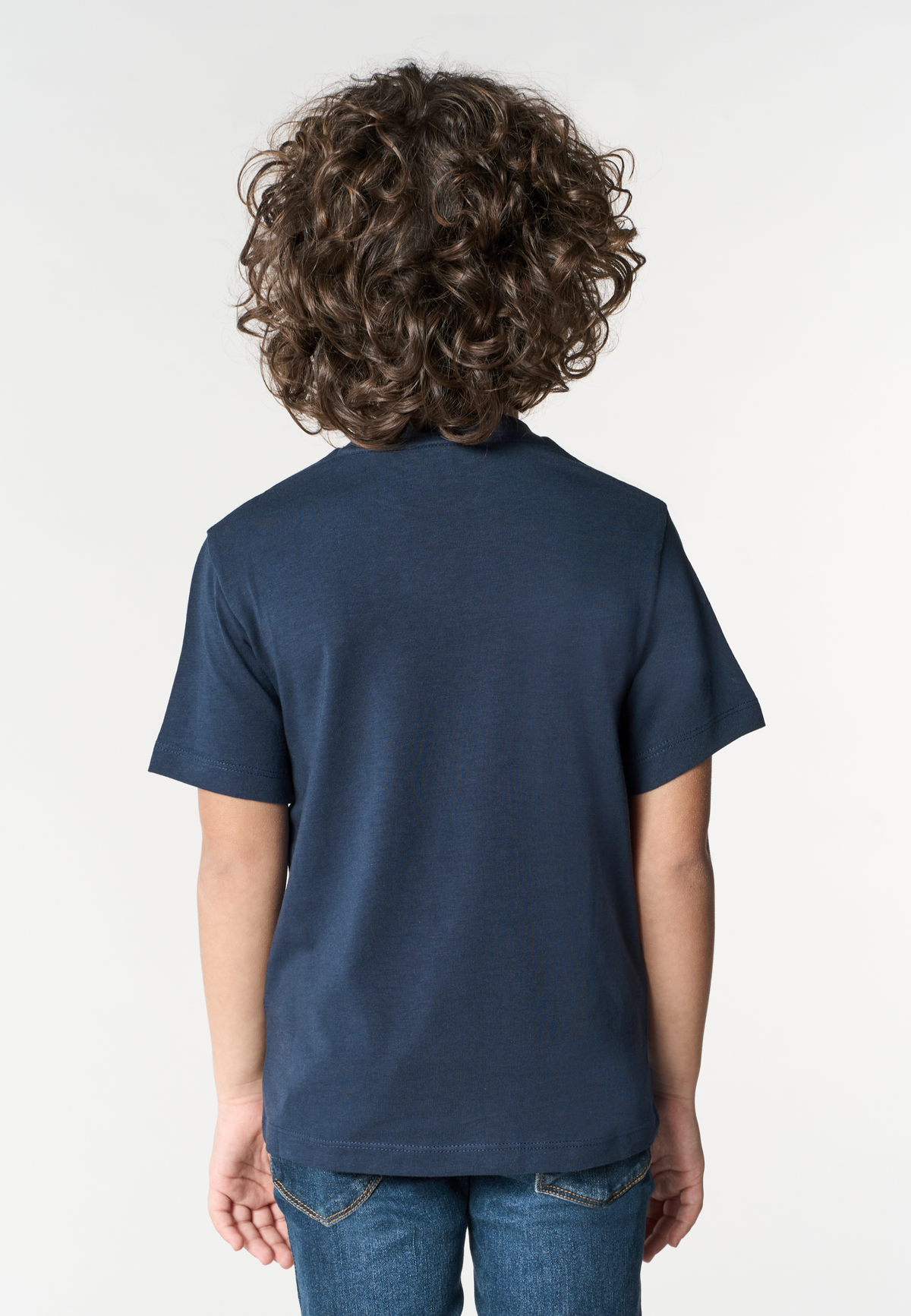 T-shirt in cotone da bambino con logo Double Horsemen