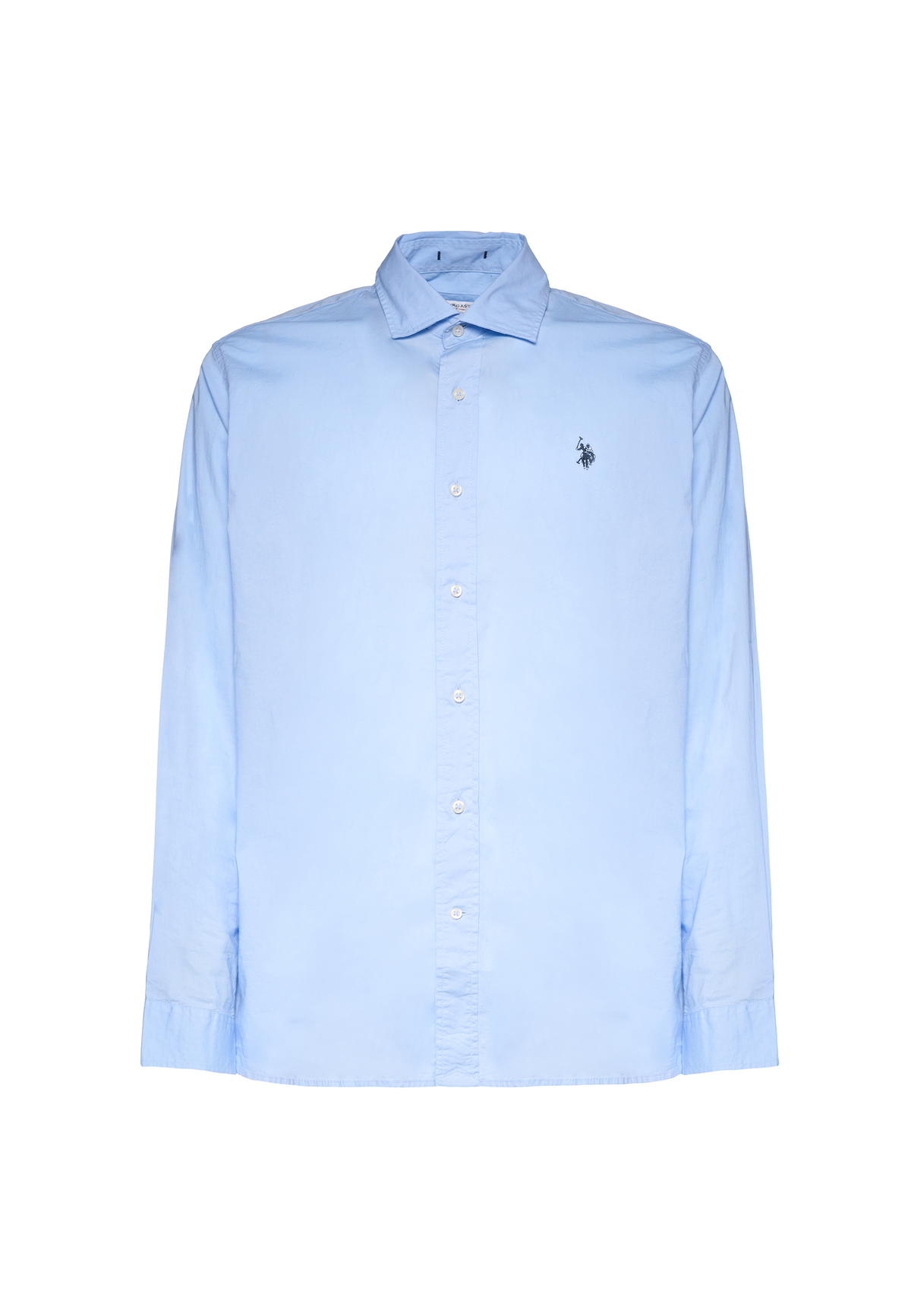 Camicia slim fit in cotone oxford con colletto classico