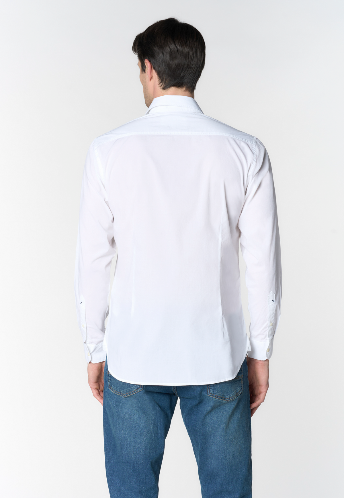 Camicia slim fit in cotone stretch