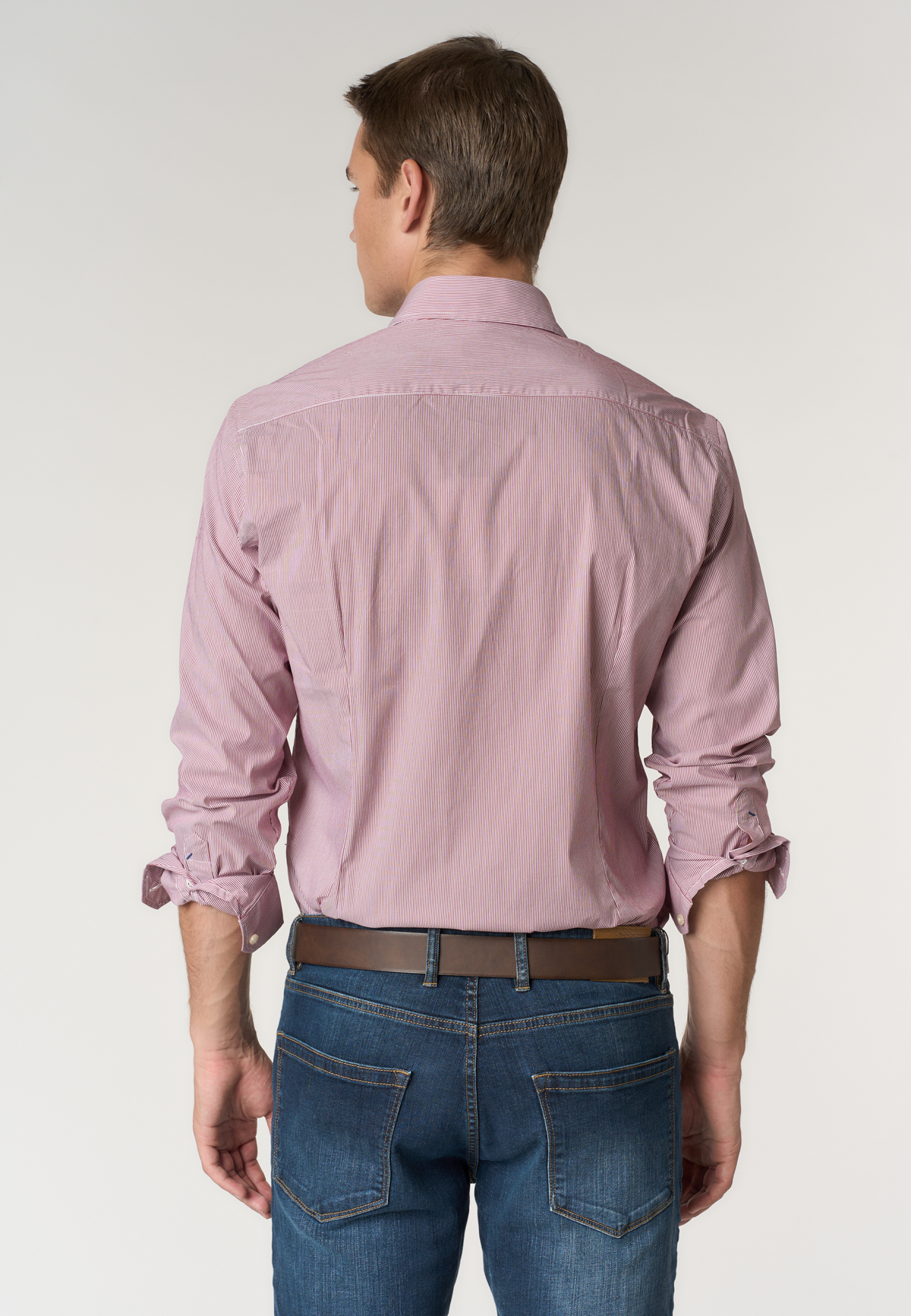 Camicia uomo slim fit a righe