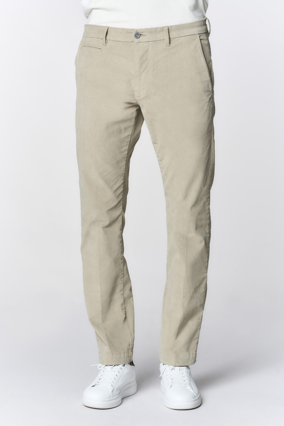 Pantaloni chino in velluto