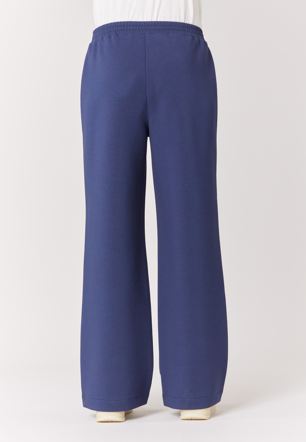 Pantalone sportivo a palazzo in tessuto scuba
