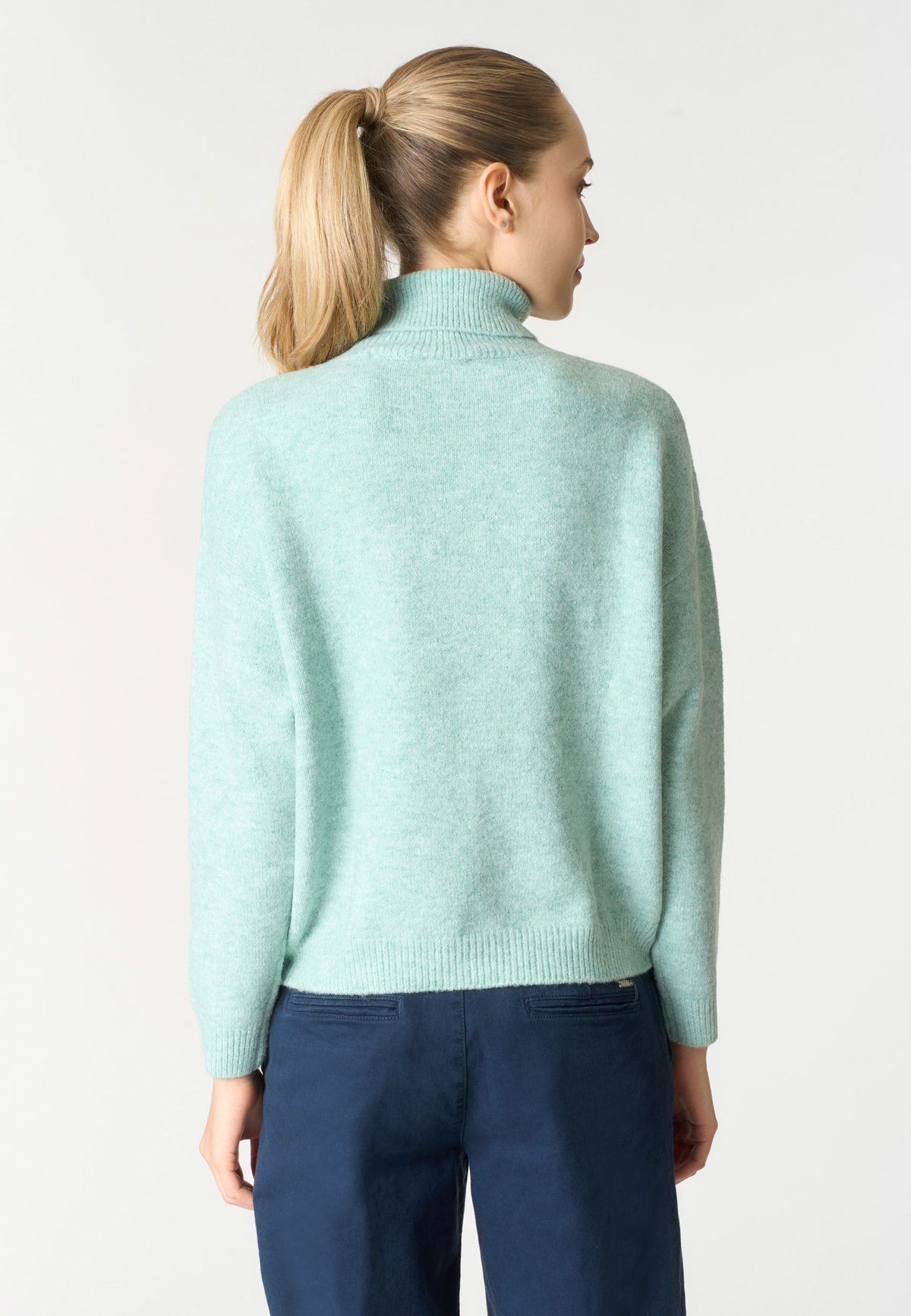 Maglia dolcevita con logo
