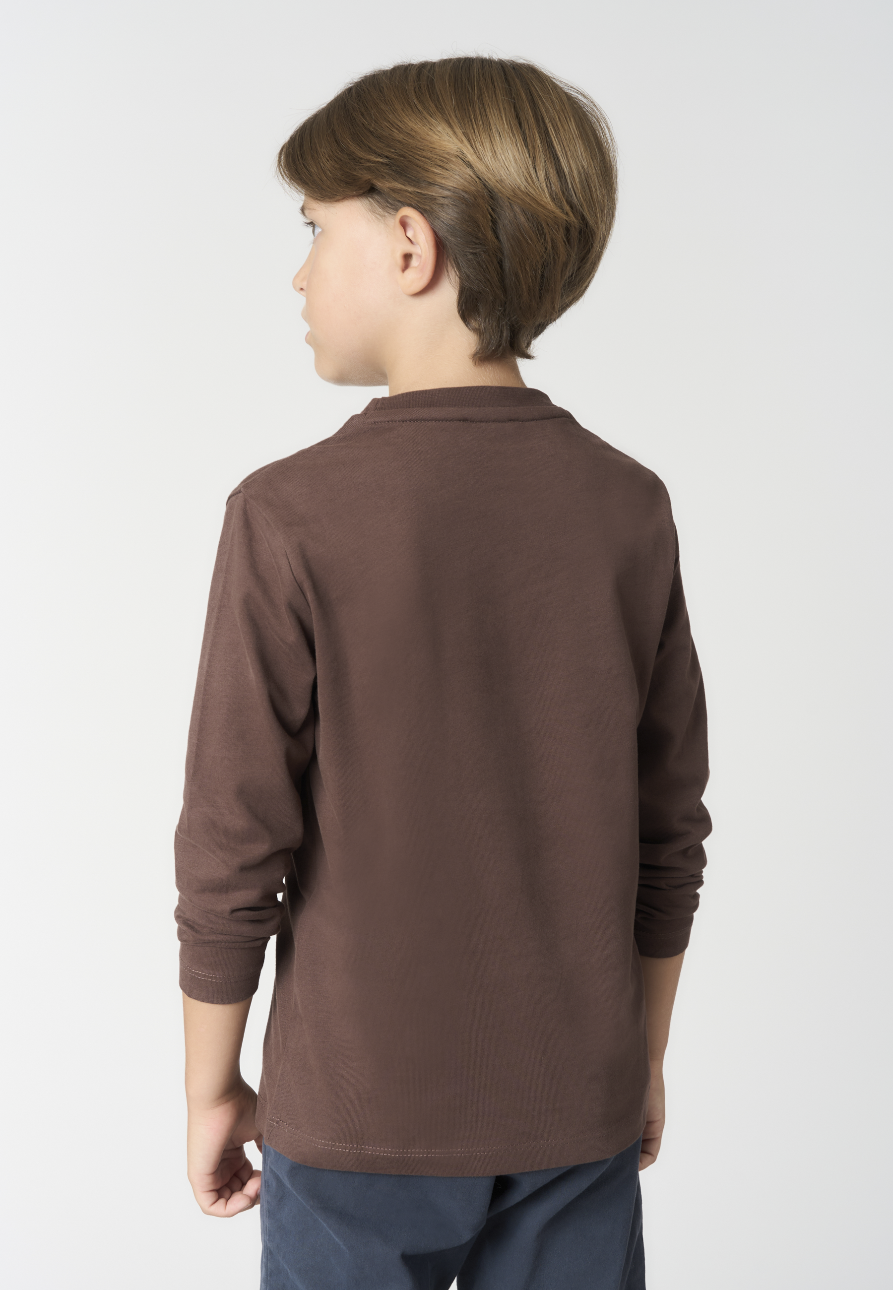 T-shirt a maniche lunghe da bambino in cotone
