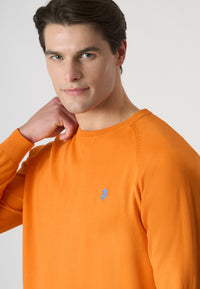 Maglia girocollo raglan in cotone