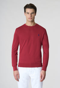 Maglia girocollo in cotone crepe premium quality