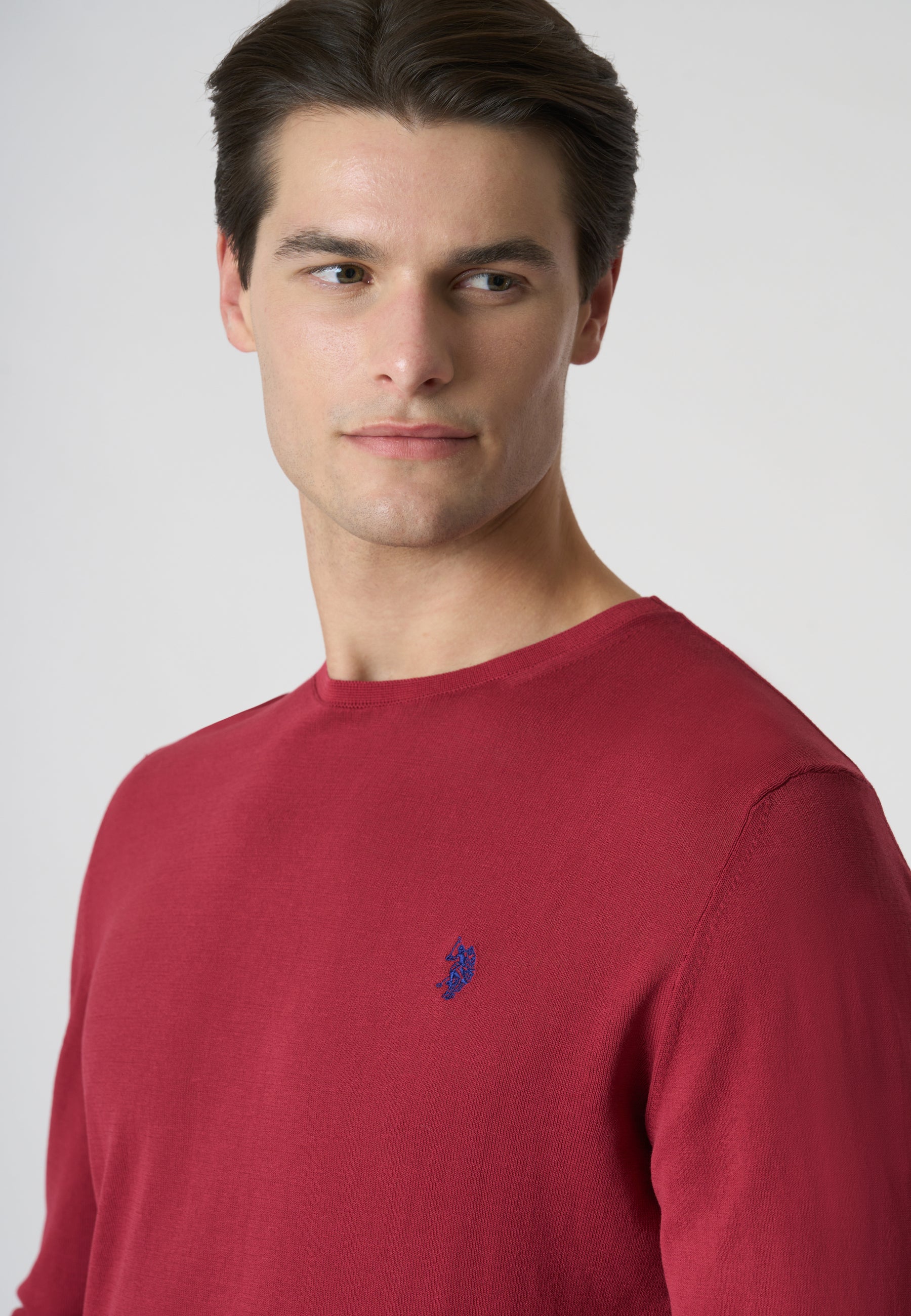 Maglia girocollo in cotone crepe premium quality