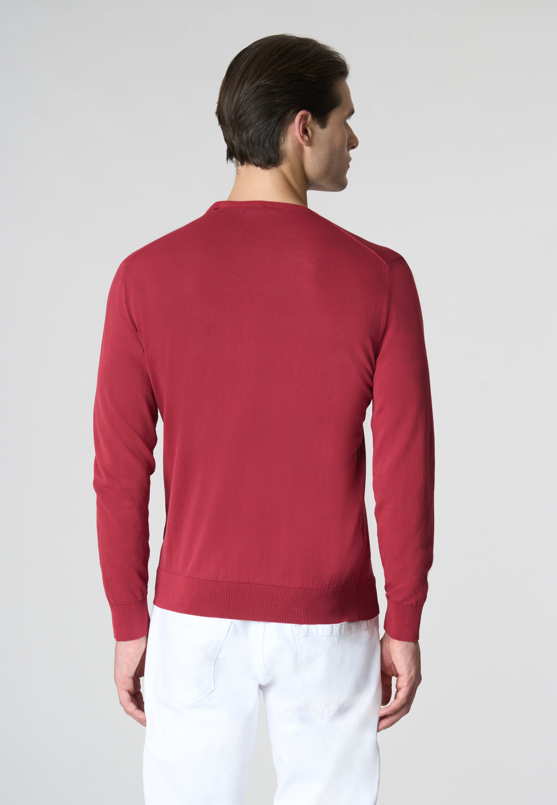 Maglia girocollo in cotone crepe premium quality