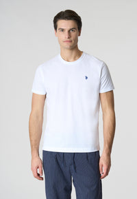 T-shirt a maniche corte in cotone supima premium quality con logo