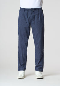 Pantalone chino a righe con coulisse