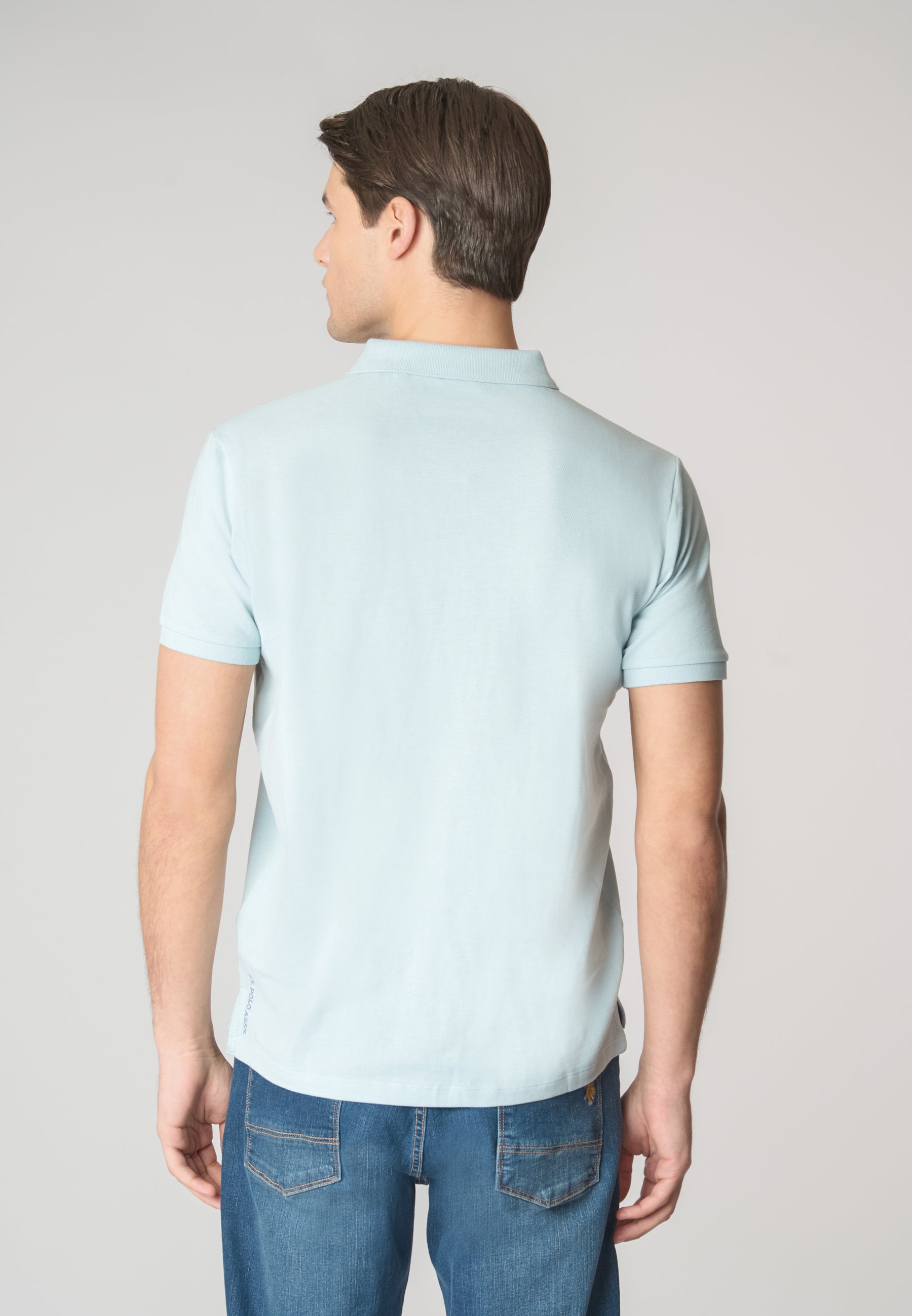 Polo shirt a maniche corte in cotone piquet