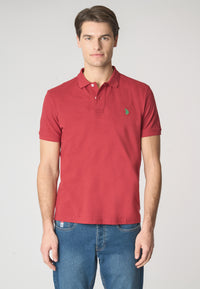 Polo shirt a maniche corte in cotone melange premium quality con logo
