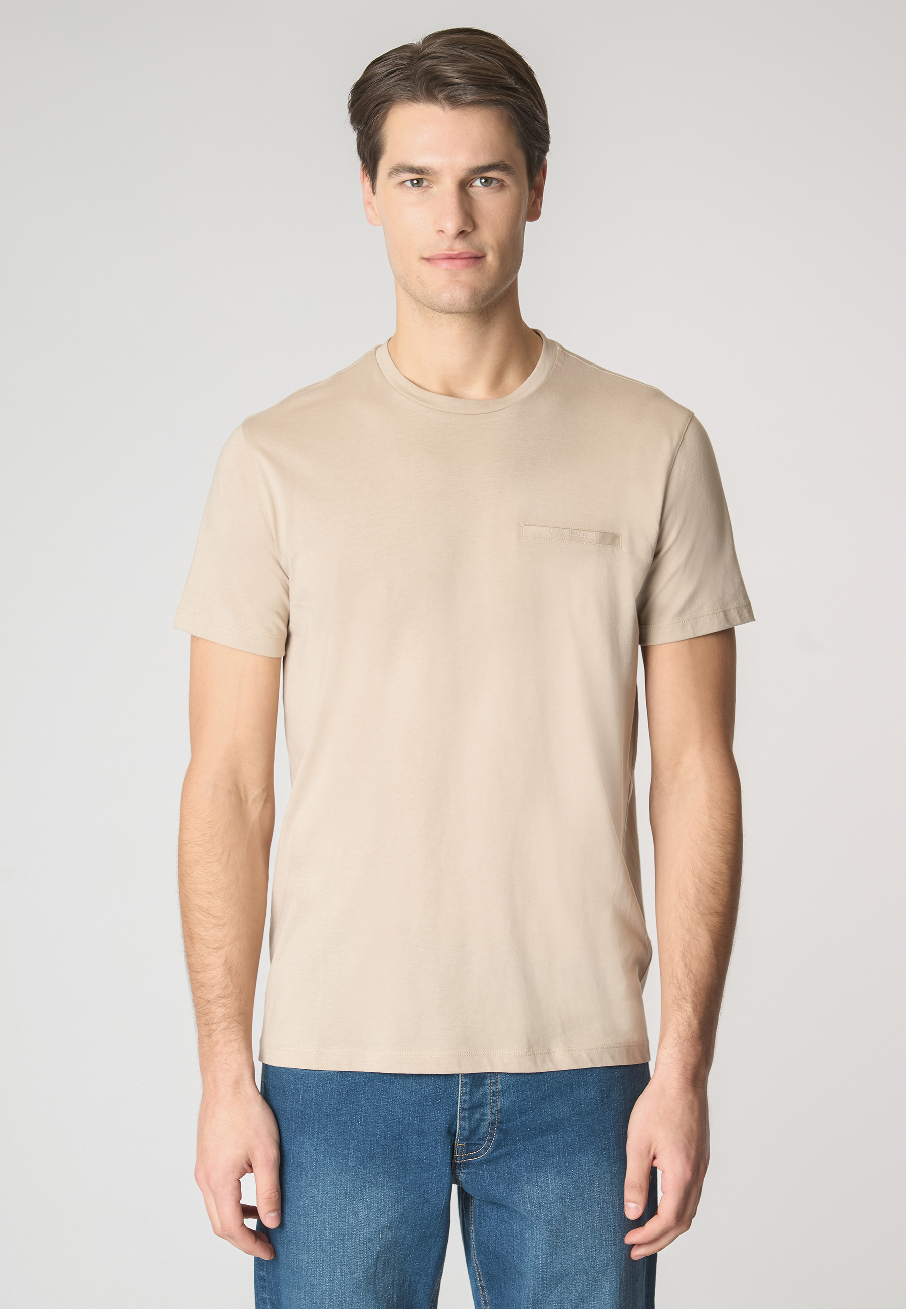 T-shirt a maniche corte in misto cotone e lyocell premium quality