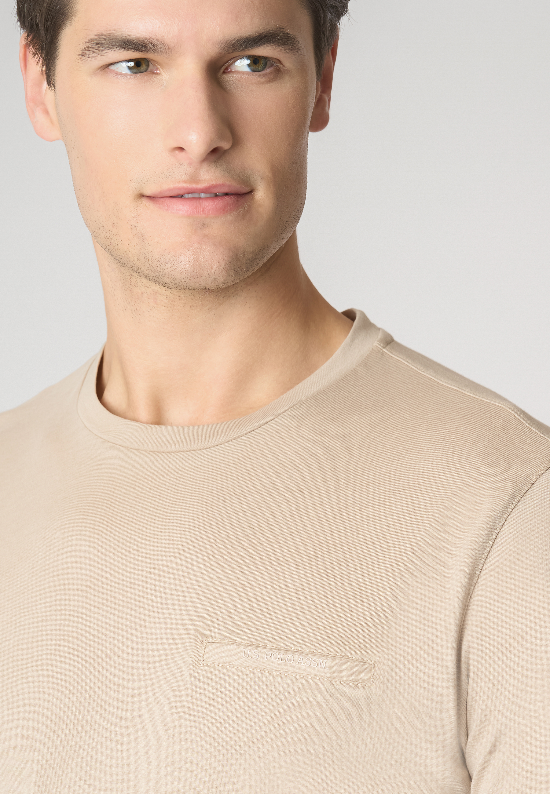 T-shirt a maniche corte in misto cotone e lyocell premium quality