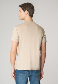 T-shirt a maniche corte in misto cotone e lyocell premium quality