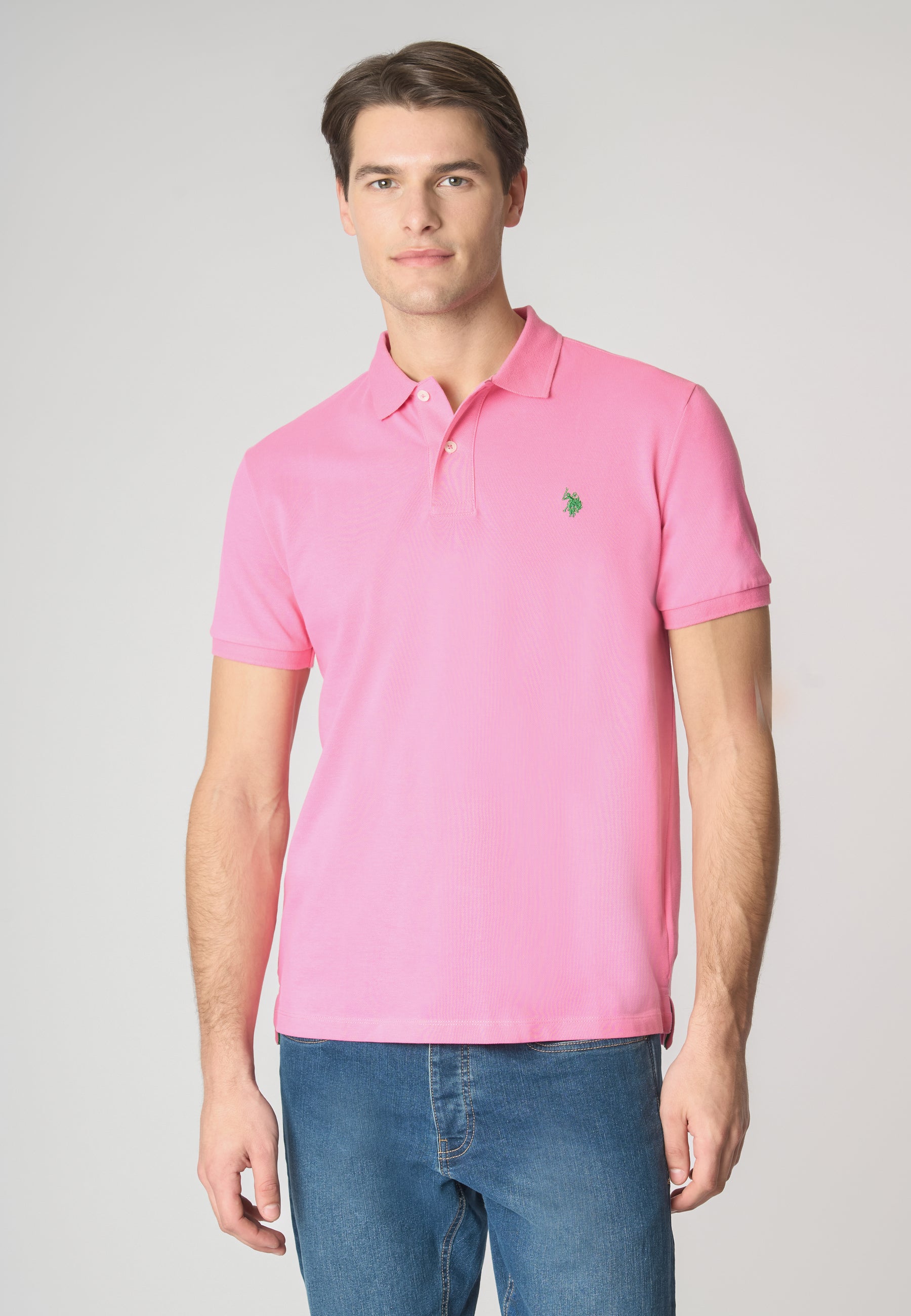 Polo shirt a maniche corte in cotone piquet