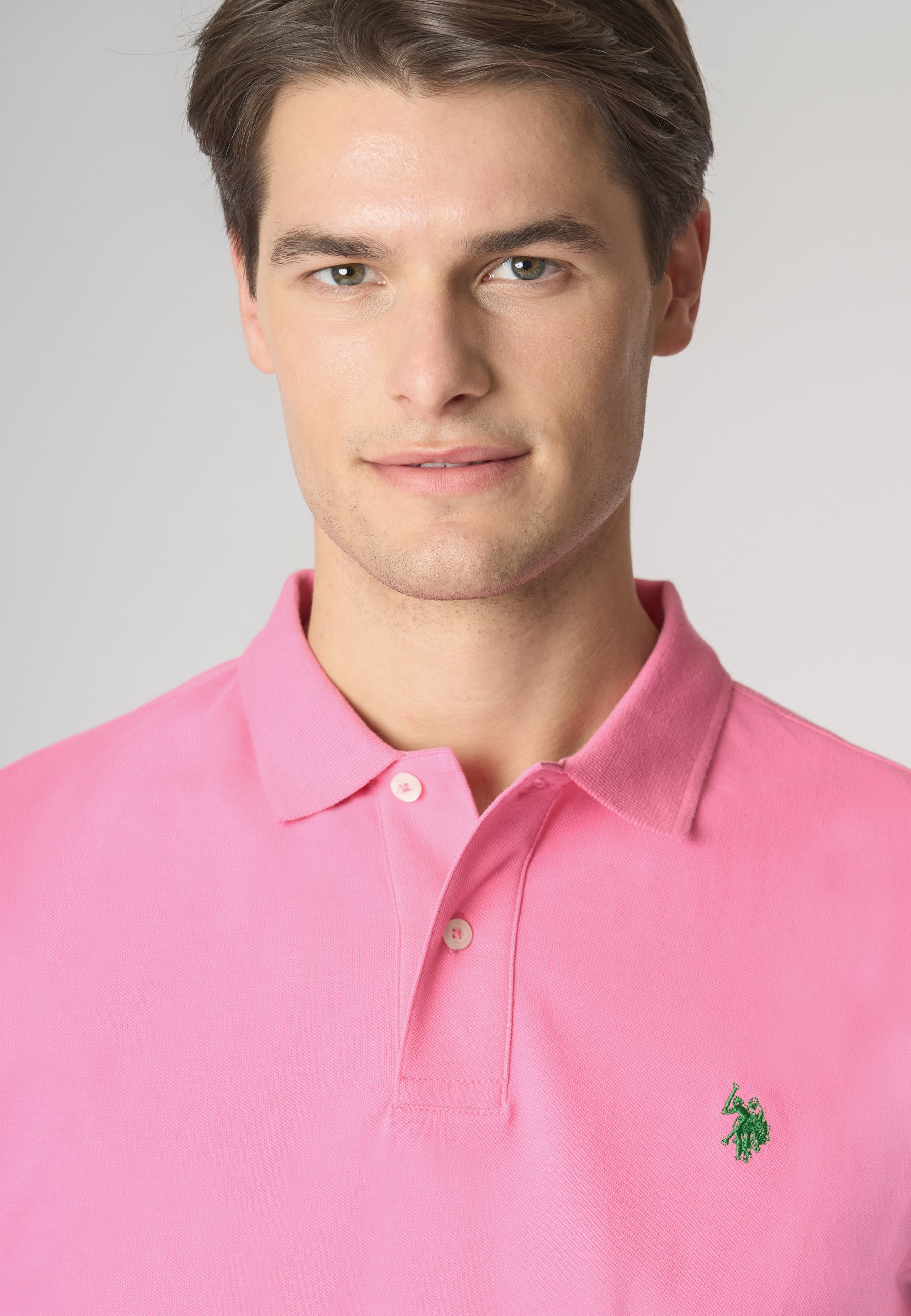 Polo shirt a maniche corte in cotone piquet