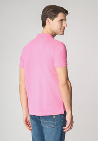 Polo shirt a maniche corte in cotone piquet
