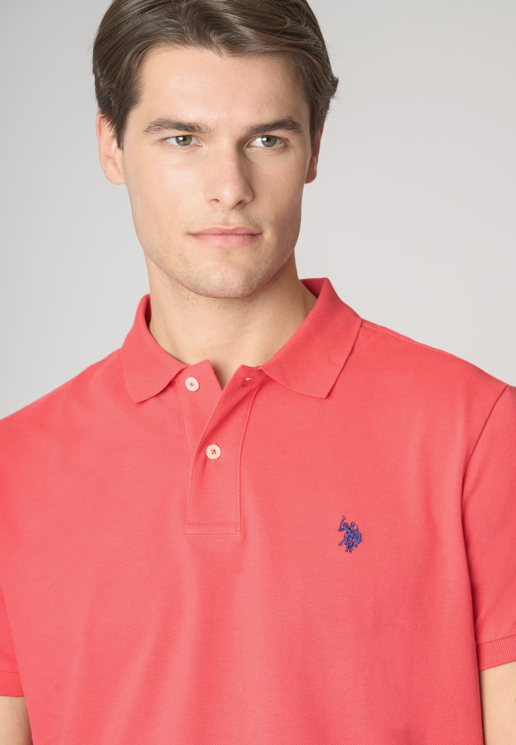 Polo shirt a maniche corte in cotone piquet