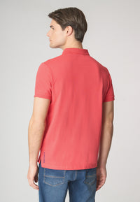 Polo shirt a maniche corte in cotone piquet