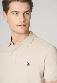 Polo shirt a maniche corte in cotone piquet