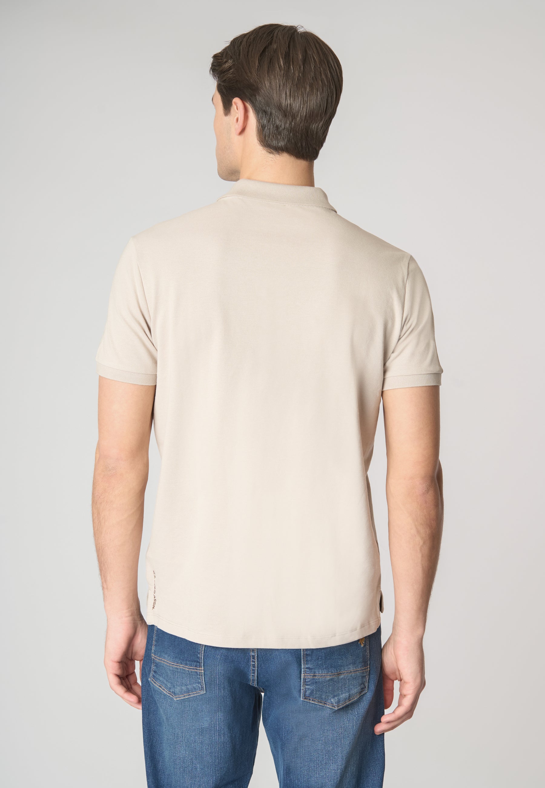 Polo shirt a maniche corte in cotone piquet