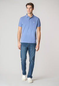 Polo shirt a maniche corte in cotone piquet