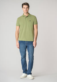 Polo shirt a maniche corte in cotone piquet