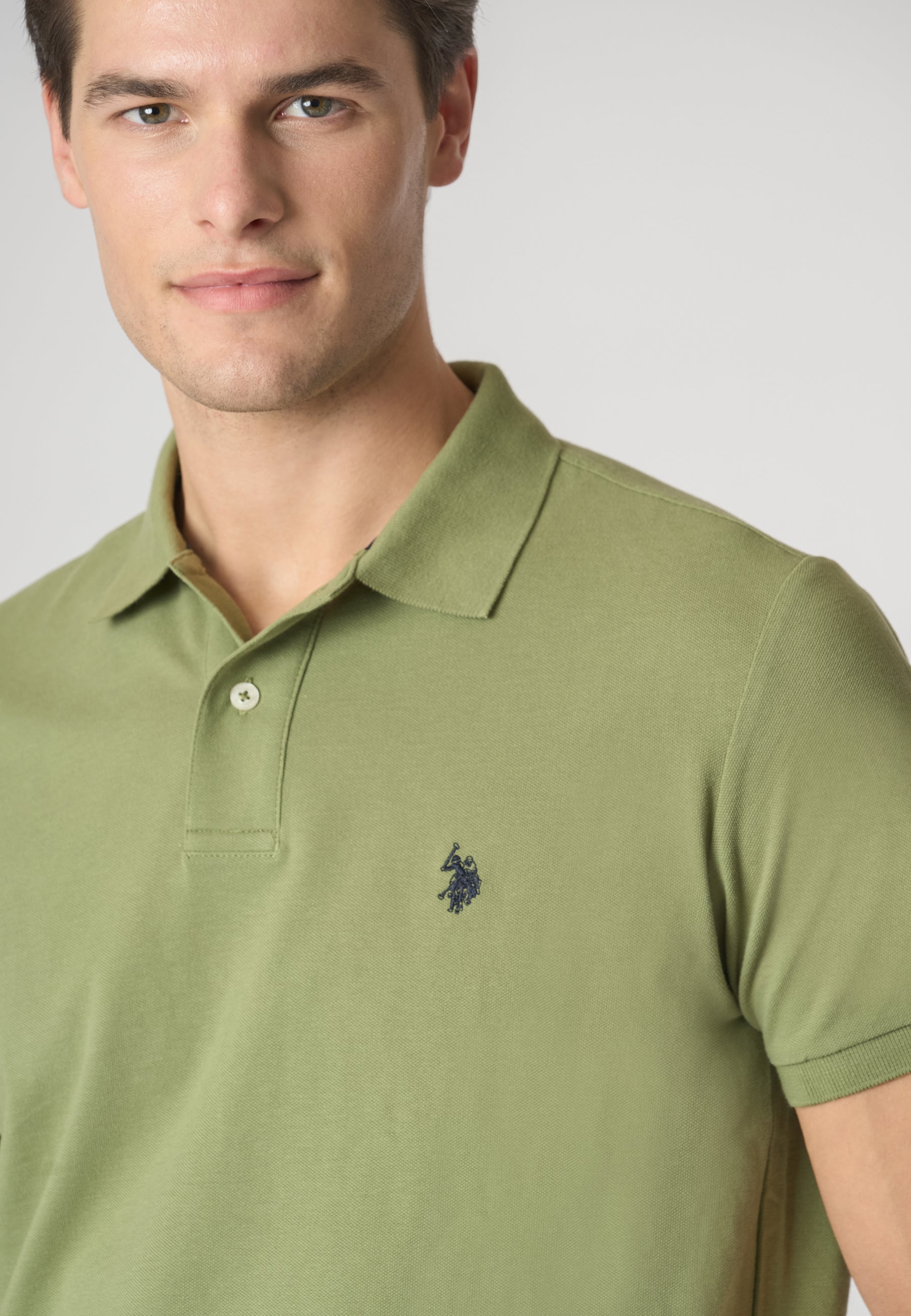 Polo shirt a maniche corte in cotone piquet