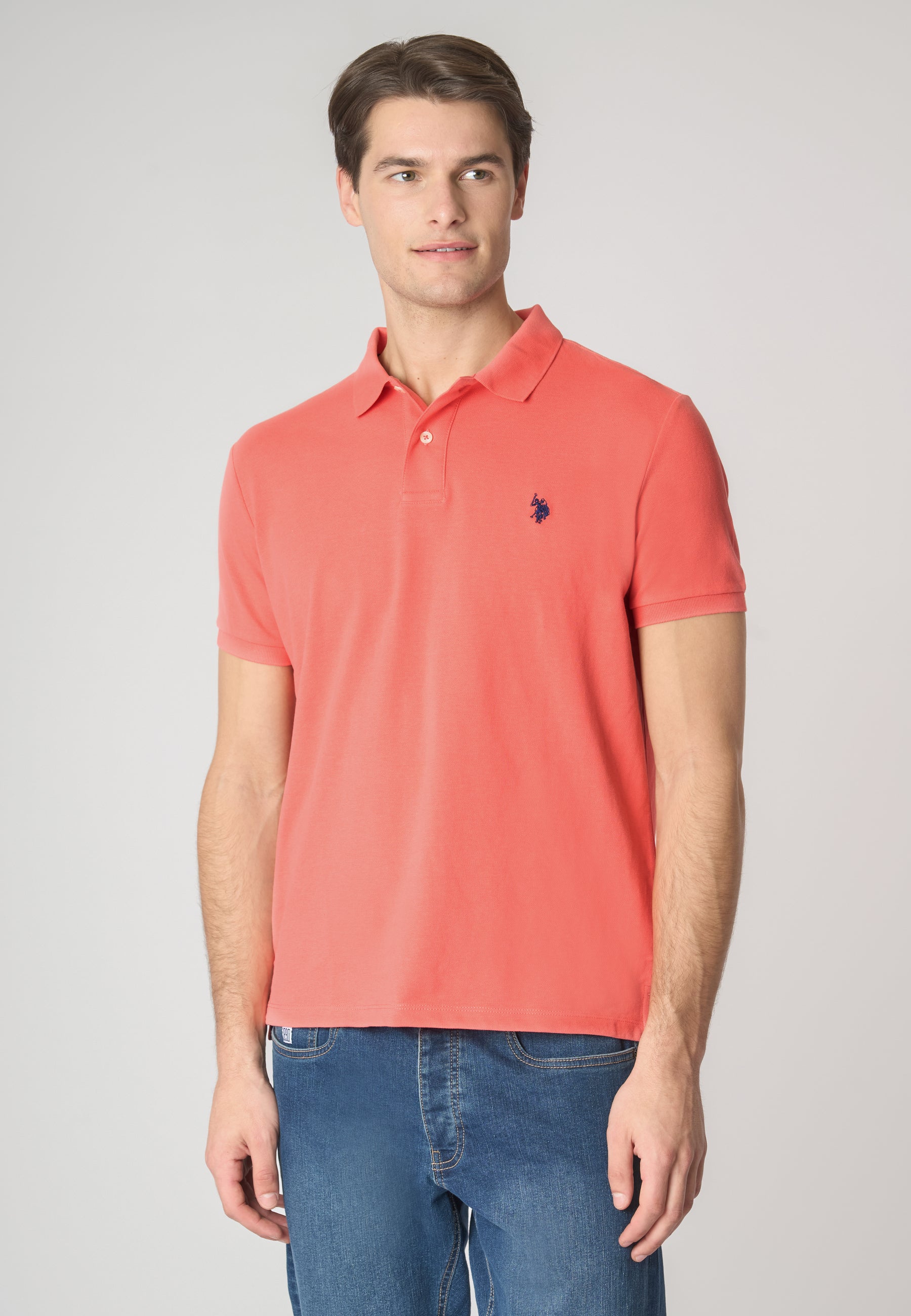 Polo shirt a maniche corte in cotone piquet