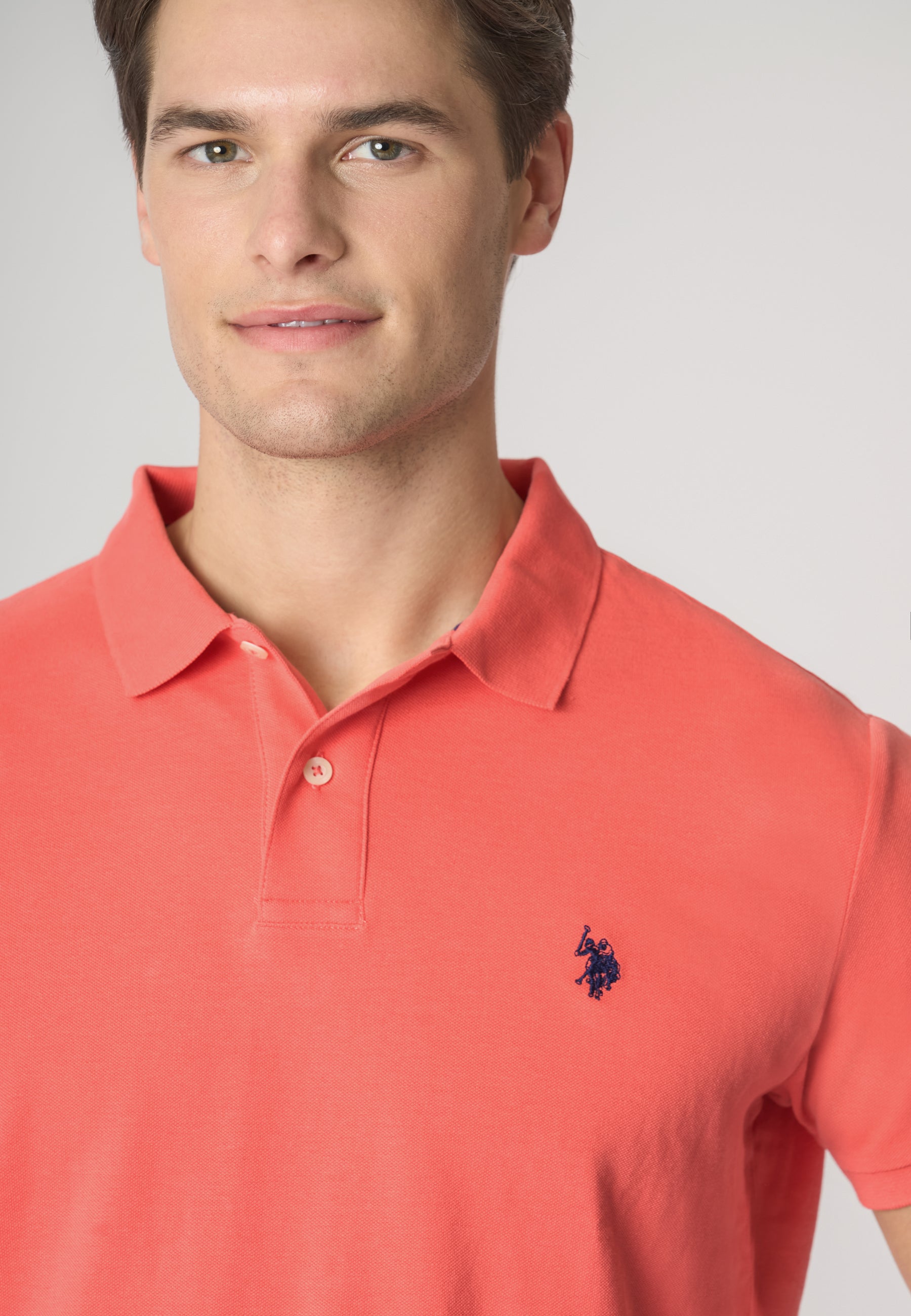 Polo shirt a maniche corte in cotone piquet