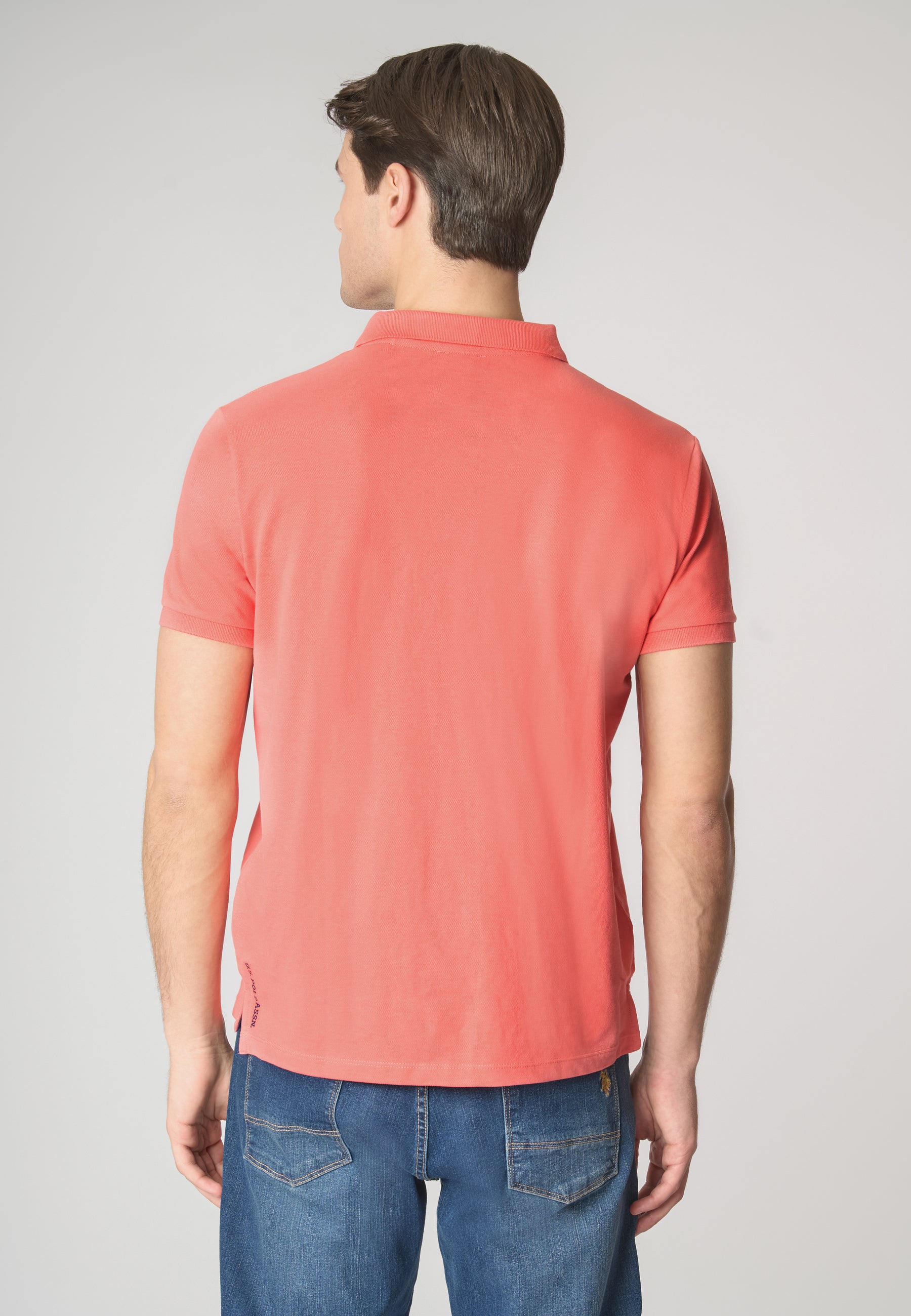 Polo shirt a maniche corte in cotone piquet