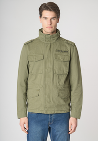 Giacca field in cotone gabardine