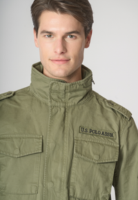 Giacca field in cotone gabardine