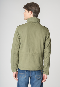 Giacca field in cotone gabardine