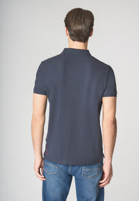 Polo shirt a maniche corte in cotone piquet