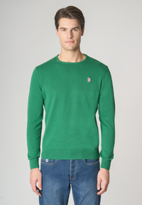 Maglia girocollo in cotone