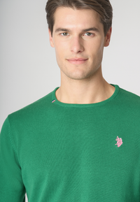 Maglia girocollo in cotone