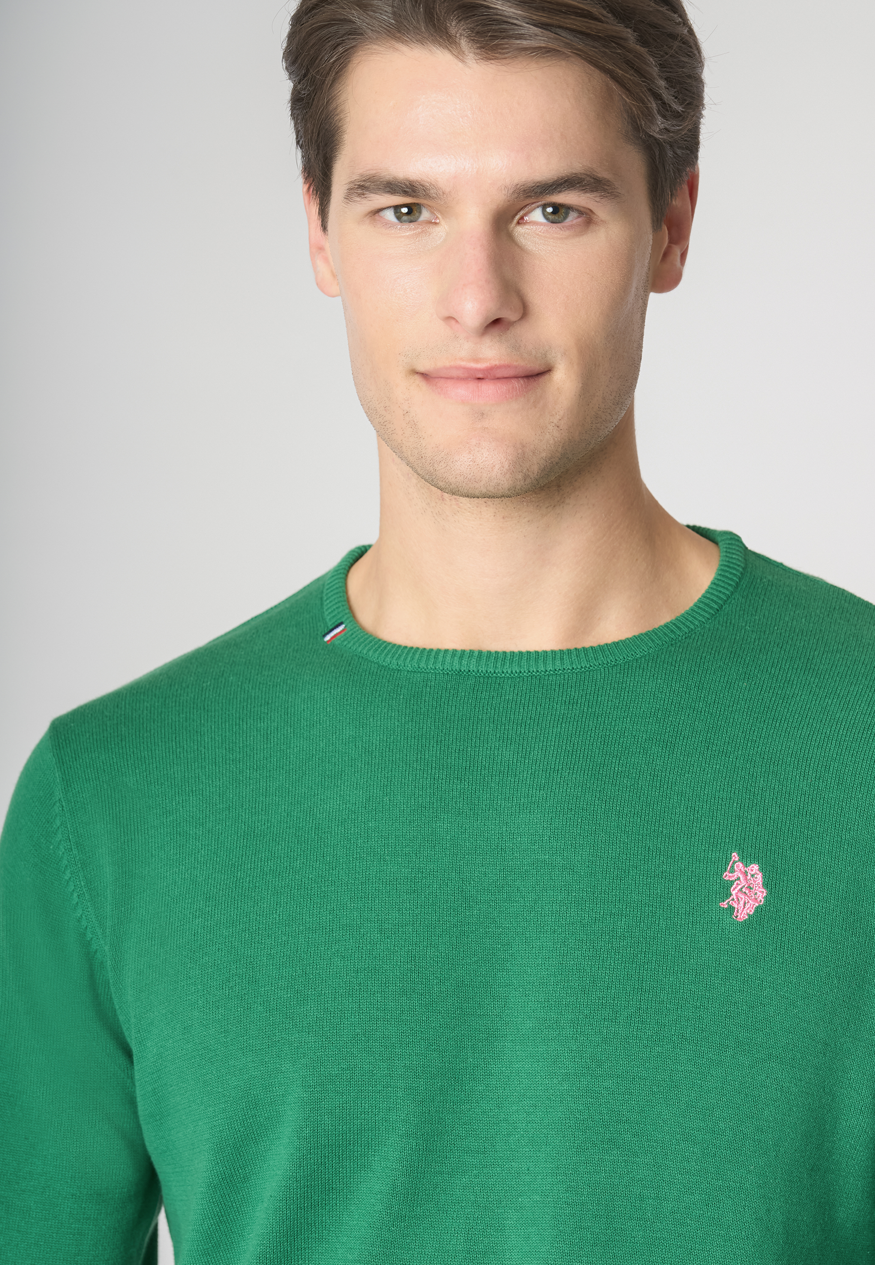 Maglia girocollo in cotone