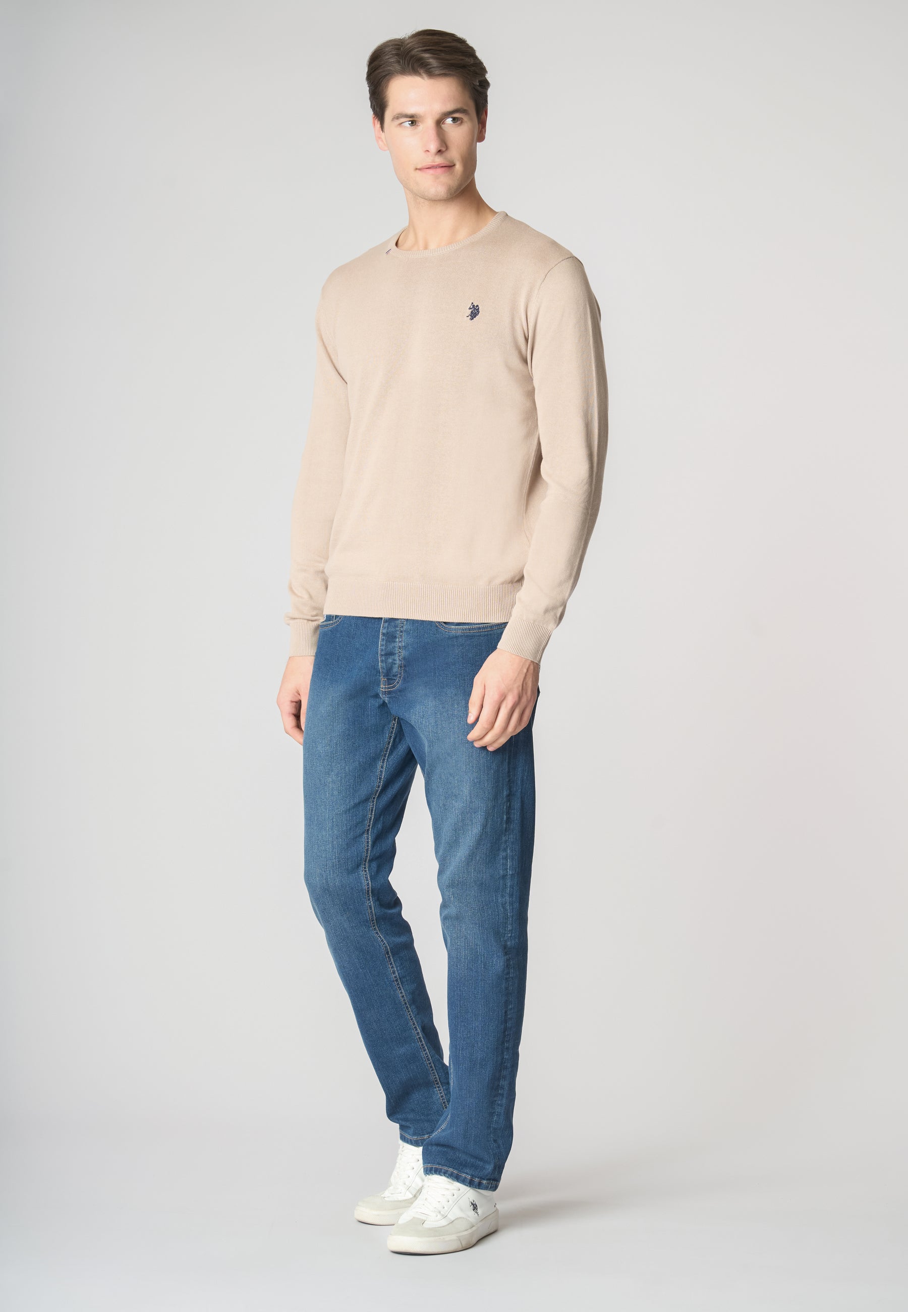 Maglia girocollo in cotone