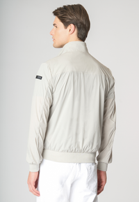 Giacca bomber in nylon stretch