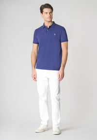 Polo shirt a maniche corte in cotone piquet