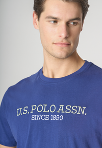 T-shirt a maniche corte in cotone con ricamo U.S. Polo Assn.