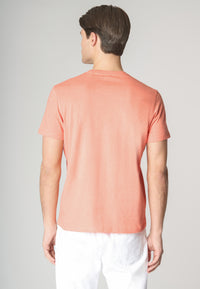 T-shirt a maniche corte in cotone melange premium quality con logo