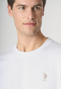 T-shirt a maniche lunghe heavy jersey premium quality con logo