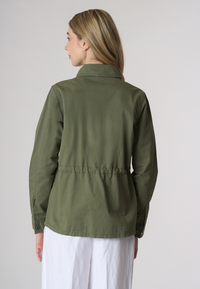 Giacca field in cotone gabardine