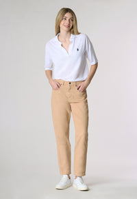 Polo shirt in cotone crepe premium quality